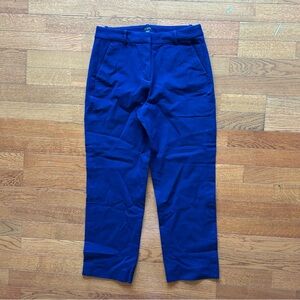 J Crew Kallie Pant Blue Straight Leg
